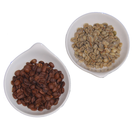 Monsoon Malabar beans - green and lightly roasted